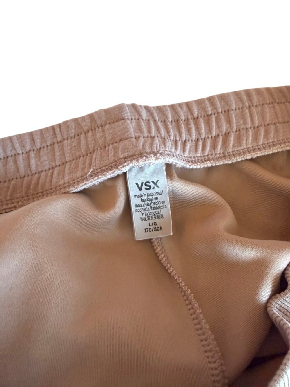 Victoria's Secret Featherweight Knit Jogger Pants - Size Large - Bare Taupe - Picture 3 of 5